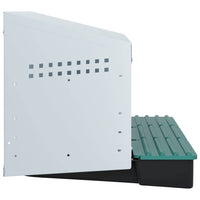 Nido per Polli 3 Scomparti A Parete in Acciaio Zincato 4104892