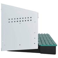 Nido per Polli 4 Scomparti A Parete in Acciaio Zincato 4104893