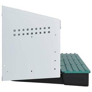 Nido per Polli 4 Scomparti A Parete in Acciaio Zincato 4104893