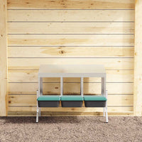 Nido per Galline a 3 Scomparti con Gambe in Acciaio Zincato