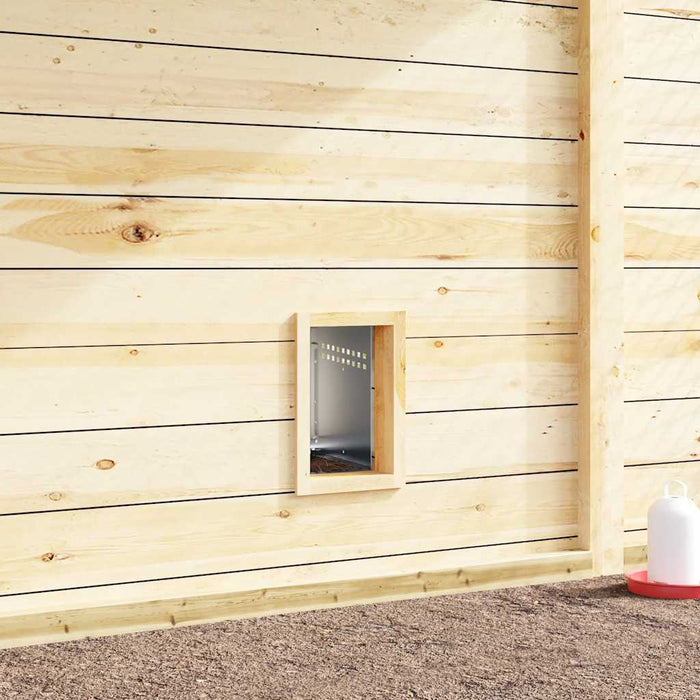 Nido per Polli 1 Scomparto A Parete in Acciaio Zincato 4104898