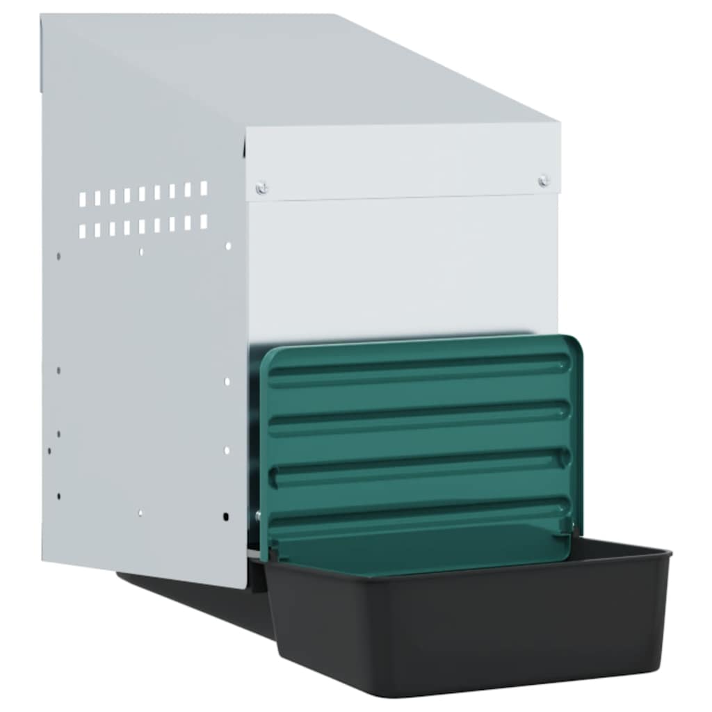 Nido per Polli 1 Scomparto A Parete in Acciaio Zincato 4104898