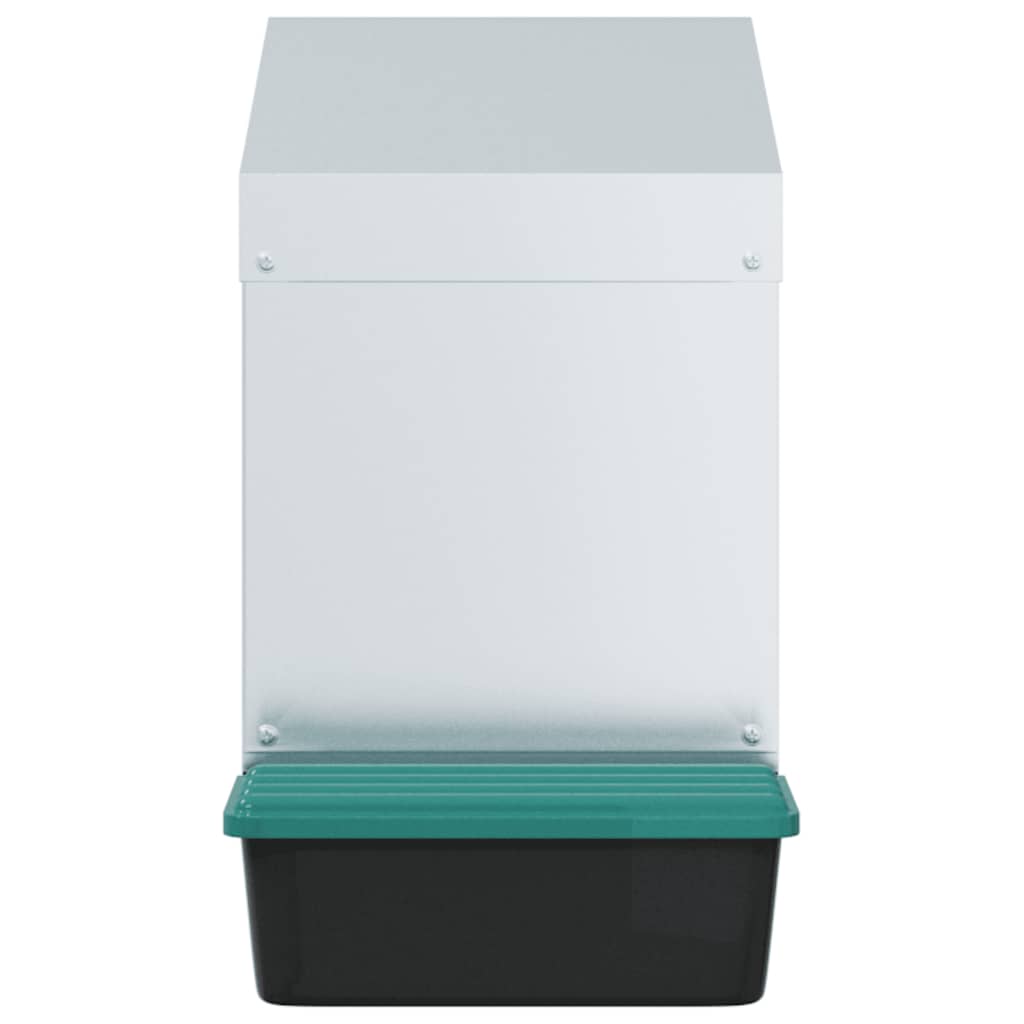 Nido per Polli 1 Scomparto A Parete in Acciaio Zincato 4104898