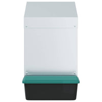 Nido per Polli 1 Scomparto A Parete in Acciaio Zincato 4104898