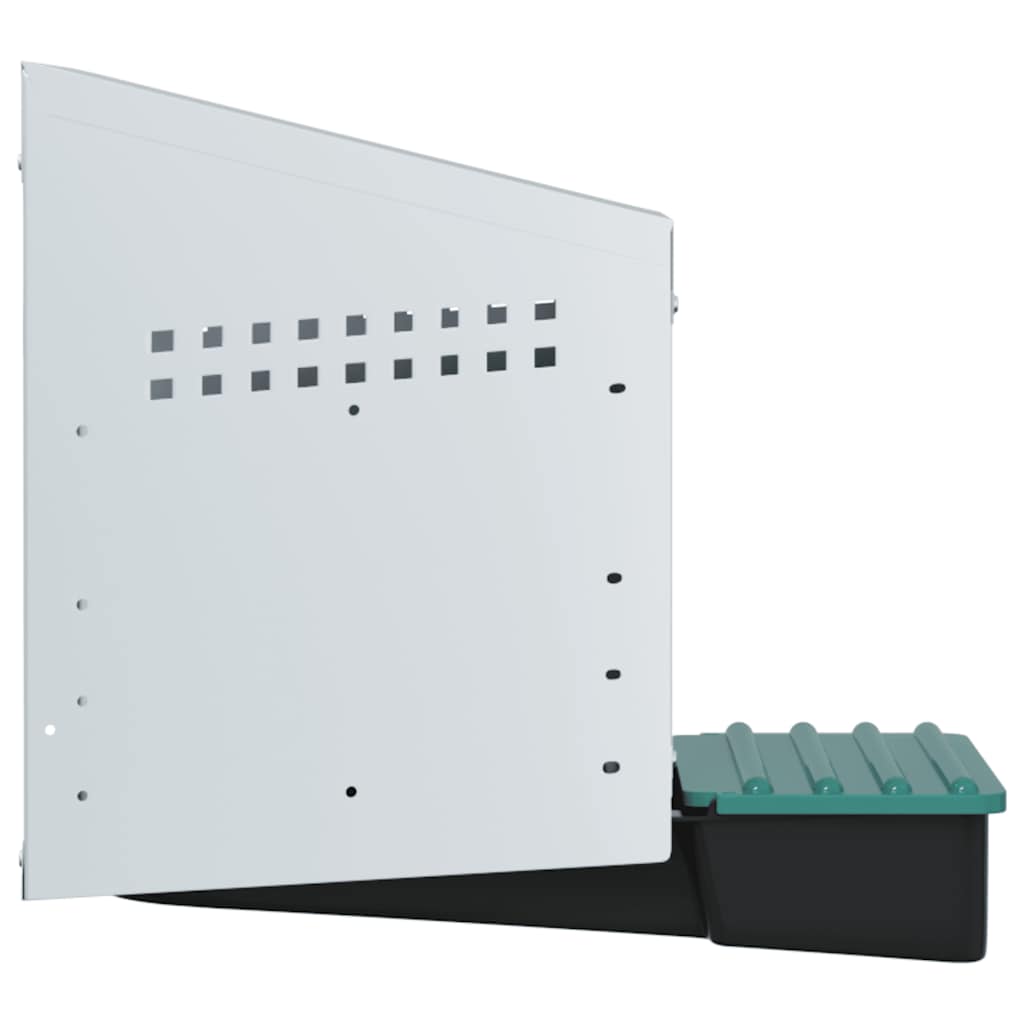 Nido per Polli 1 Scomparto A Parete in Acciaio Zincato 4104898