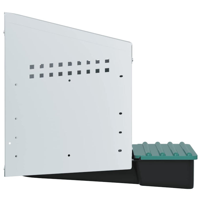 Nido per Polli 1 Scomparto A Parete in Acciaio Zincato 4104898