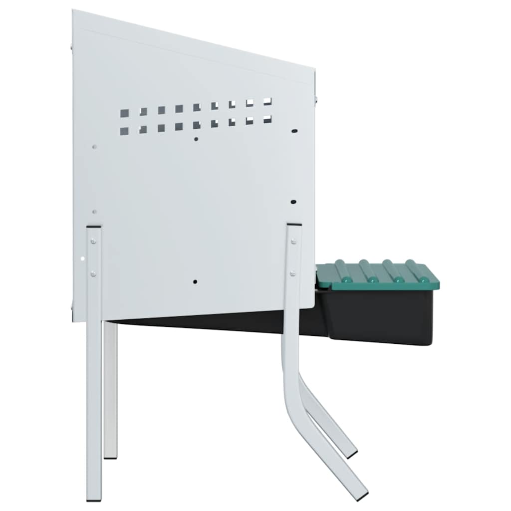 Nido per Polli 1 Scomparto con Gambe in Acciaio Zincato 4104902