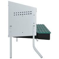 Nido per Polli 4 Scomparti con Gambe in Acciaio Zincato 4104905