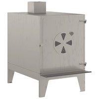 vidaXL Stufa da Campeggio 35x50x60 cm in Acciaio Corten