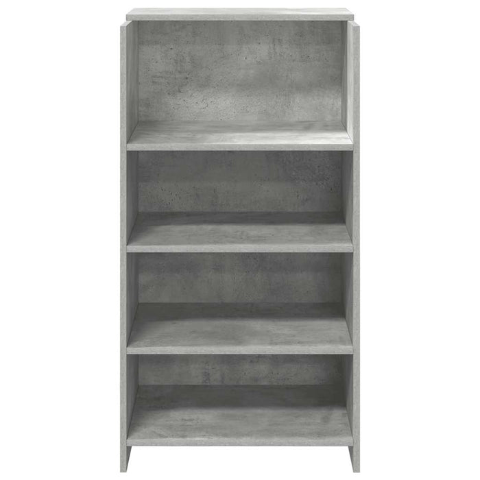 vidaXL Banco Reception Grigio Cemento 55x50x103,5 cm Legno Multistrato