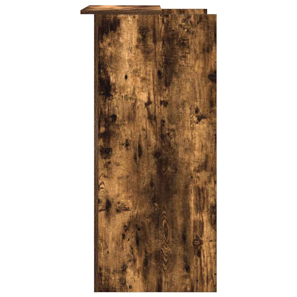 vidaXL Banco Reception Rovere Fumo 55x50x103,5 cm in Legno Multistrato