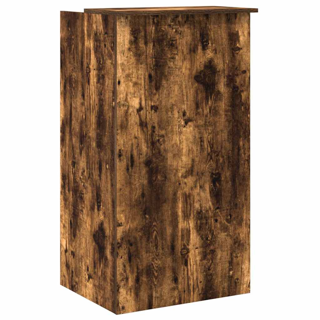vidaXL Banco Reception Rovere Fumo 55x50x103,5 cm in Legno Multistrato