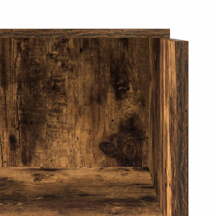 vidaXL Banco Reception Rovere Fumo 55x50x103,5 cm in Legno Multistrato