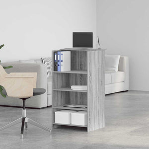 Banco Reception Grigio Sonoma 55x50x103,5 cm Legno Multistrato 859020