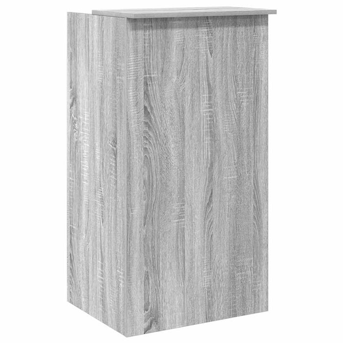 Banco Reception Grigio Sonoma 55x50x103,5 cm Legno Multistrato 859020
