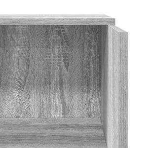 vidaXL Banco Reception Grigio Sonoma 55x50x103,5 cm Legno Multistrato