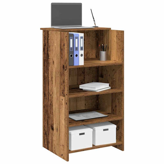 vidaXL Banco Reception Legno Antico 55x50x103,5 cm Legno Multistrato