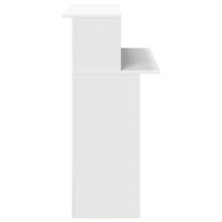 Banco Reception Bianco 100x50x103,5 cm in Legno Multistrato