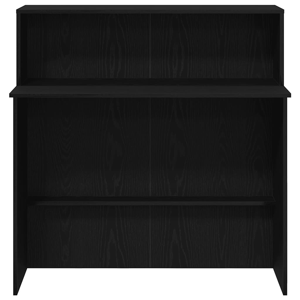 Banco Reception Nero 100x50x103,5 cm in Legno Multistrato 859025