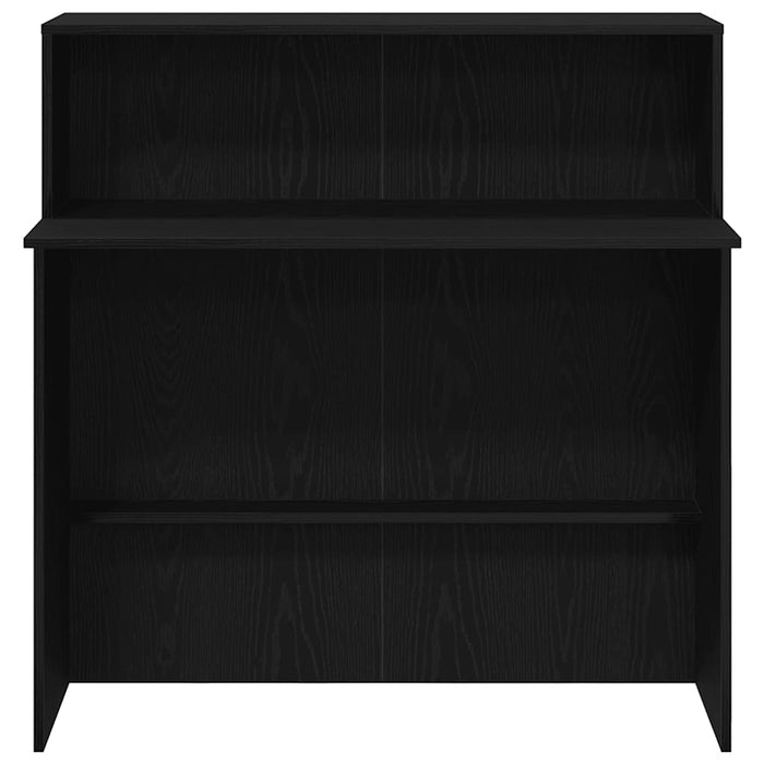 Banco Reception Nero 100x50x103,5 cm in Legno Multistrato 859025