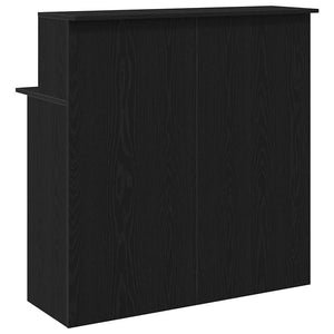 Banco Reception Nero 100x50x103,5 cm in Legno Multistrato
