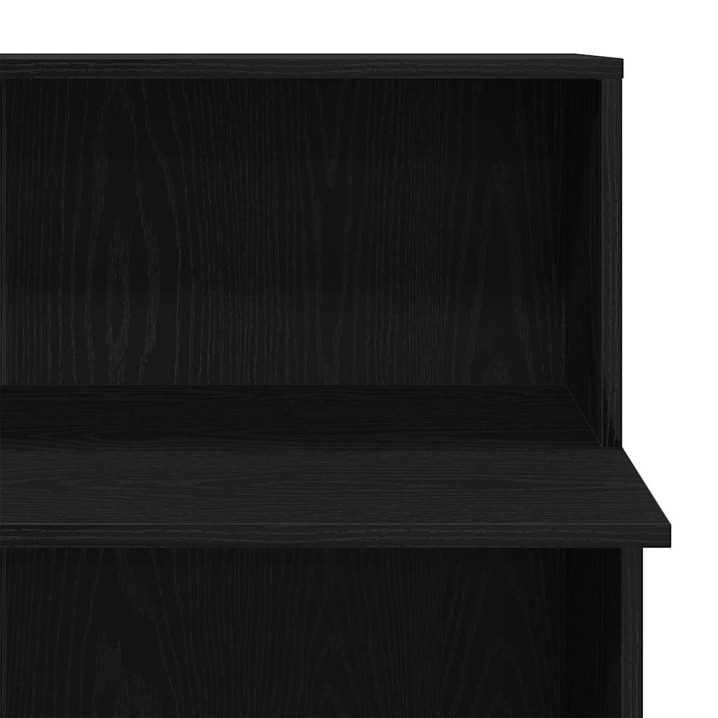 Banco Reception Nero 100x50x103,5 cm in Legno Multistrato