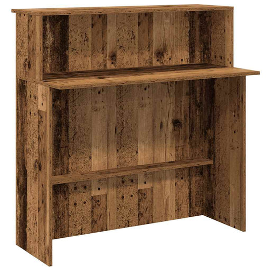 Banco Reception Legno Antico 100x50x103,5 cm Legno Multistrato 859031