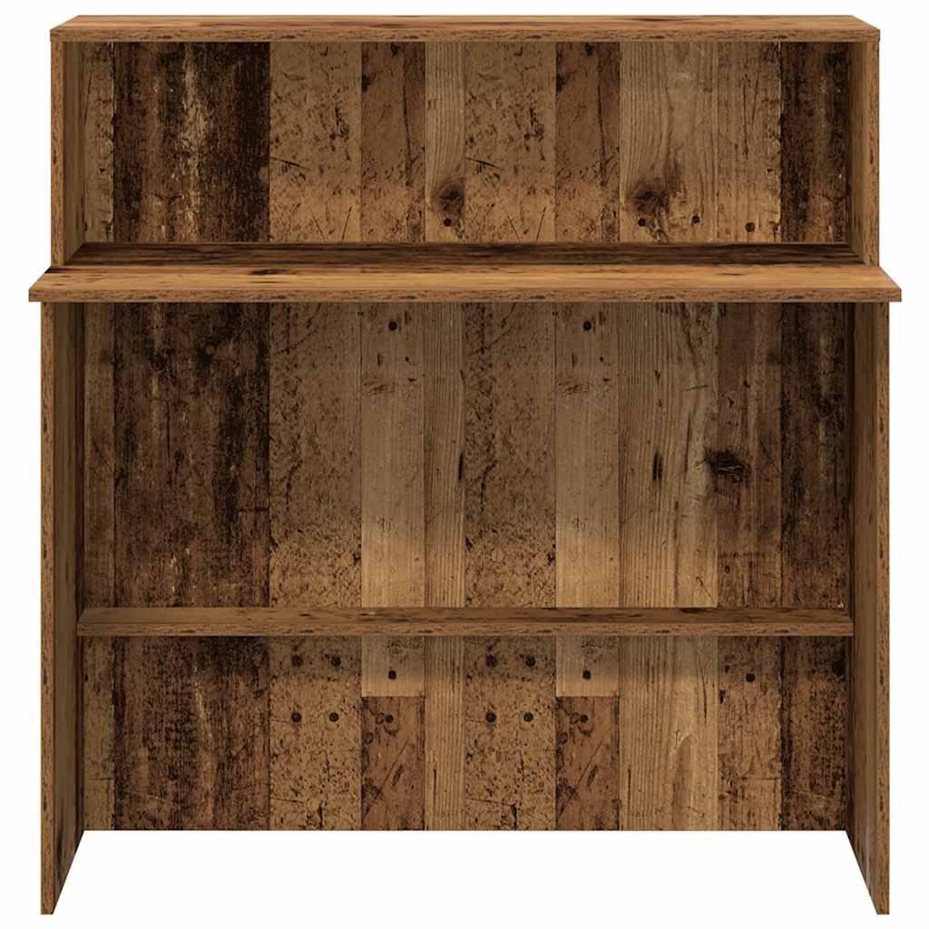 Banco Reception Legno Antico 100x50x103,5 cm Legno Multistrato 859031