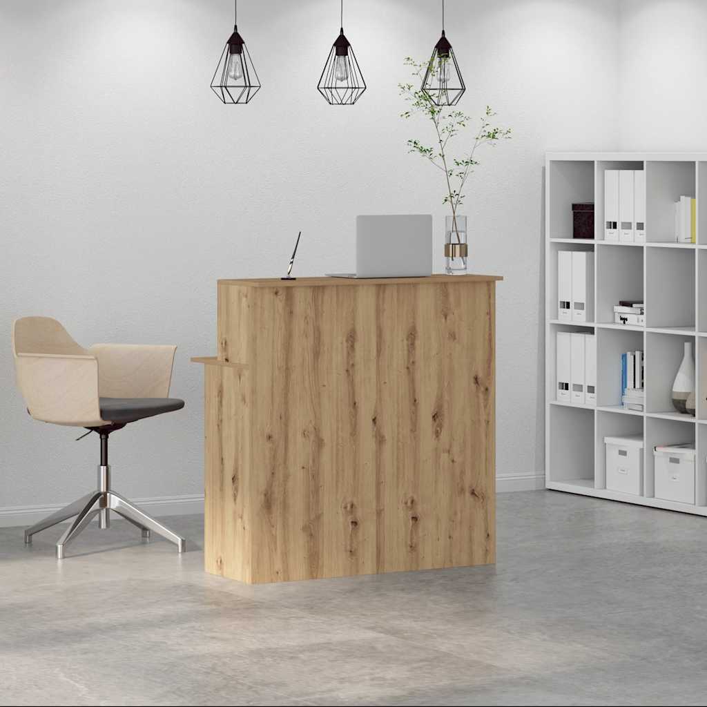 Banco Reception Rovere Artigianale 100x50x103,5cm in Truciolato 859032