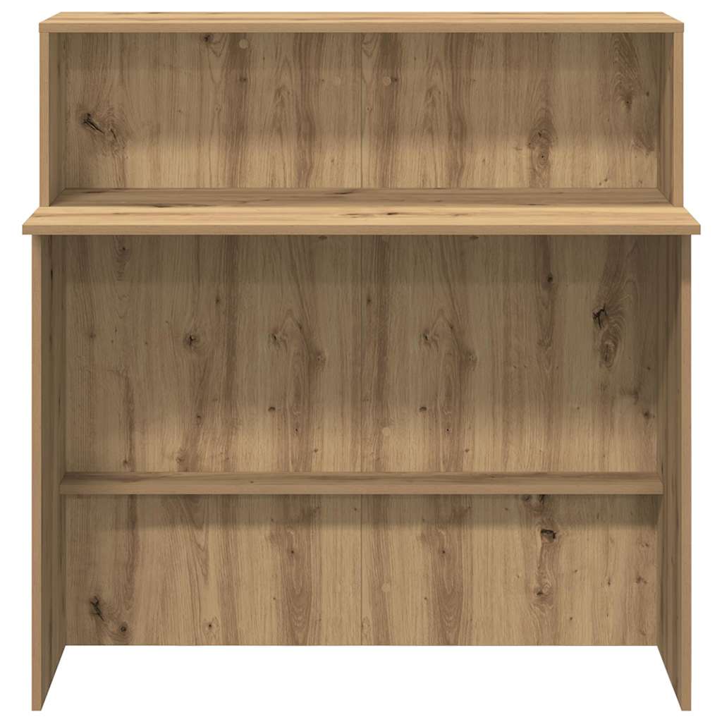 Banco Reception Rovere Artigianale 100x50x103,5cm in Truciolato
