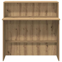 Banco Reception Rovere Artigianale 100x50x103,5cm in Truciolato