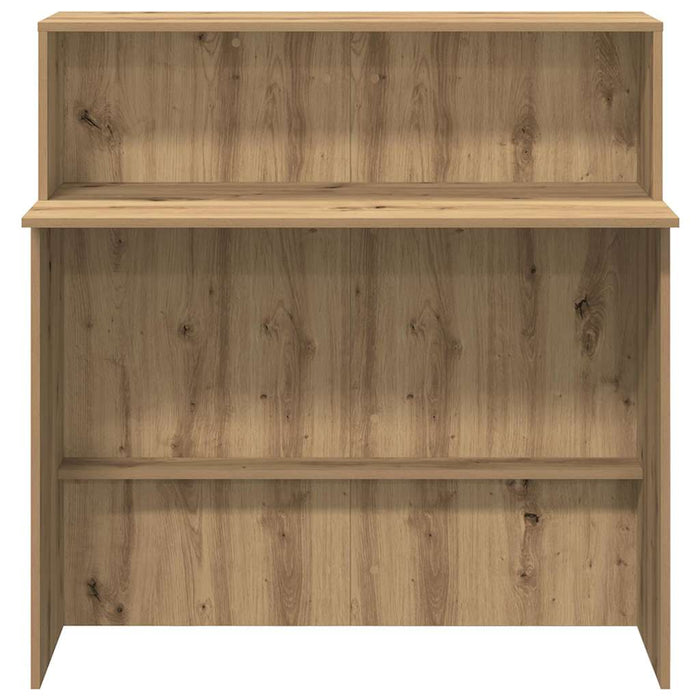 Banco Reception Rovere Artigianale 100x50x103,5cm in Truciolato