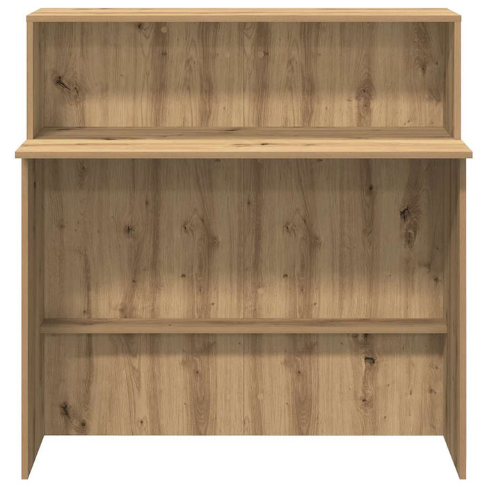 Banco Reception Rovere Artigianale 100x50x103,5cm in Truciolato 859032