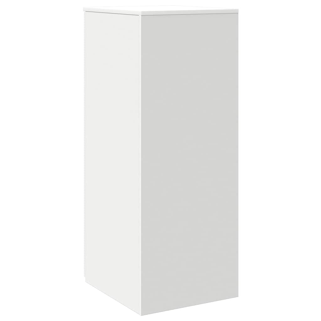 Mobile Portaoggetti Bianco 40x45x103,5 cm in Legno Multistrato 859033