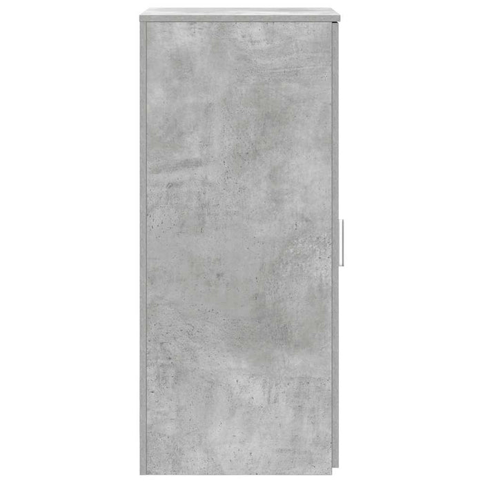 Mobile Portaoggetti Grigio Cemento 40x45x103,5 cm in Truciolato 859036
