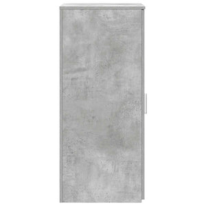 Mobile Portaoggetti Grigio Cemento 40x45x103,5 cm in Truciolato 859036