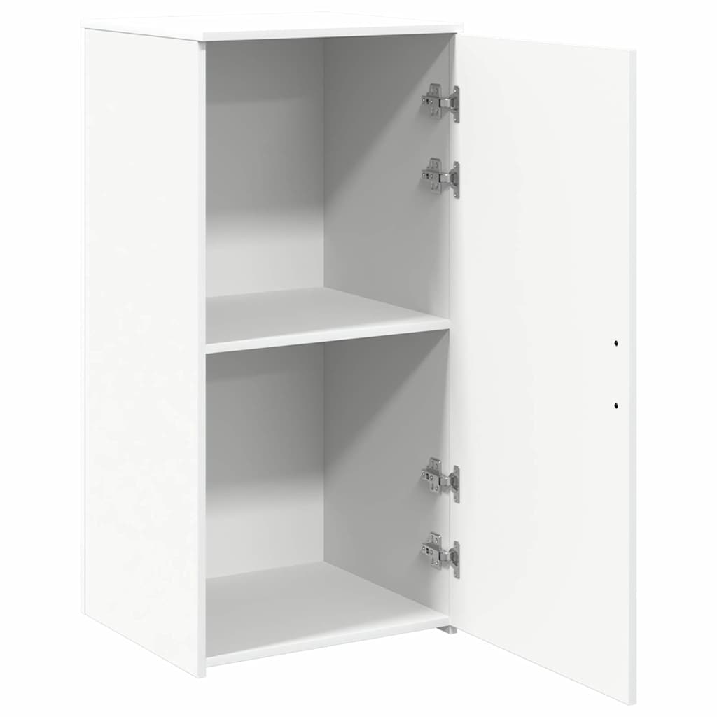Mobile Portaoggetti Bianco 50x45x103,5 cm in Legno Multistrato 859042