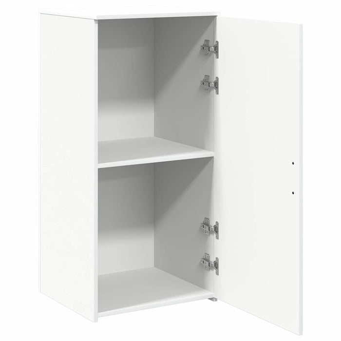 Mobile Portaoggetti Bianco 50x45x103,5 cm in Legno Multistrato 859042