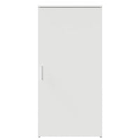 Mobile Portaoggetti Bianco 50x45x103,5 cm in Legno Multistrato 859042