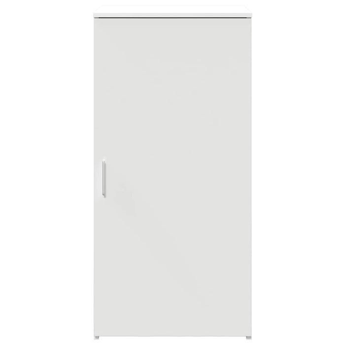 vidaXL Mobile Portaoggetti Bianco 50x45x103,5 cm in Legno Multistrato