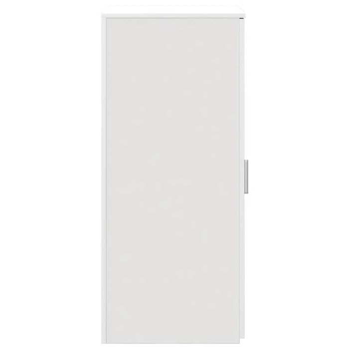 vidaXL Mobile Portaoggetti Bianco 50x45x103,5 cm in Legno Multistrato