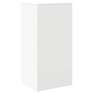 vidaXL Mobile Portaoggetti Bianco 50x45x103,5 cm in Legno Multistrato