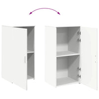 vidaXL Mobile Portaoggetti Bianco 50x45x103,5 cm in Legno Multistrato