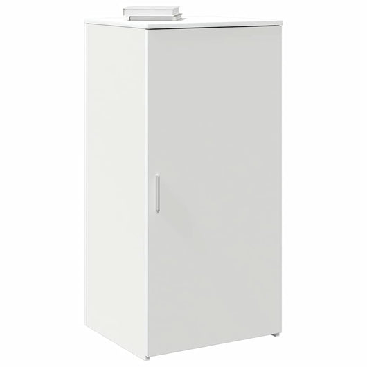 Mobile Portaoggetti Bianco 50x45x103,5 cm in Legno Multistrato 859042