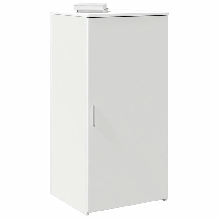 vidaXL Mobile Portaoggetti Bianco 50x45x103,5 cm in Legno Multistrato