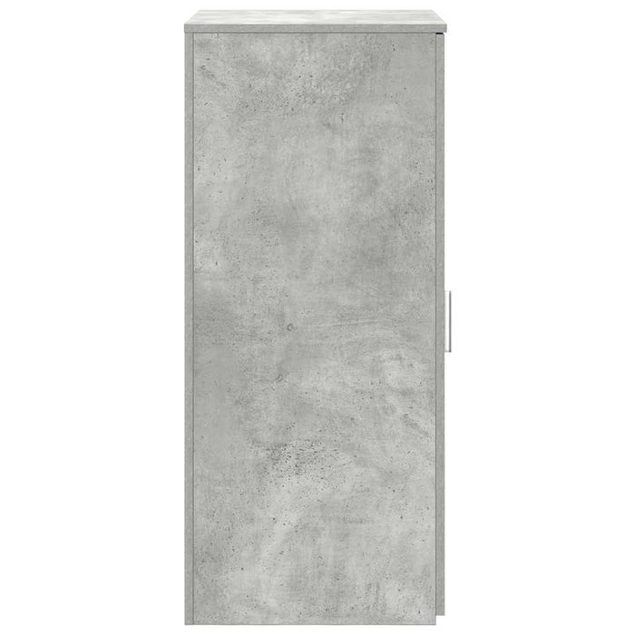 Mobile Portaoggetti Grigio Cemento 50x45x103,5 cm in Truciolato 859045