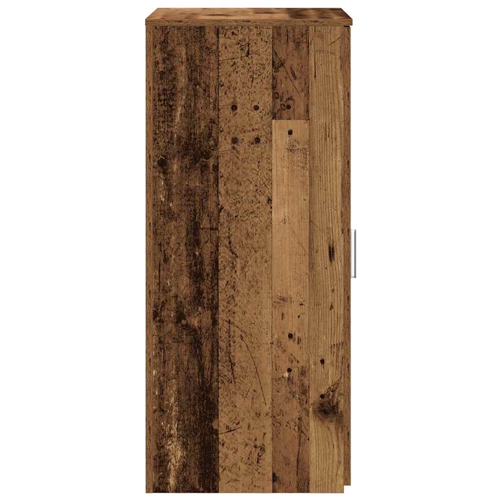 vidaXL Mobile Portaoggetti Legno Antico 50x45x103,5 cm in Truciolato