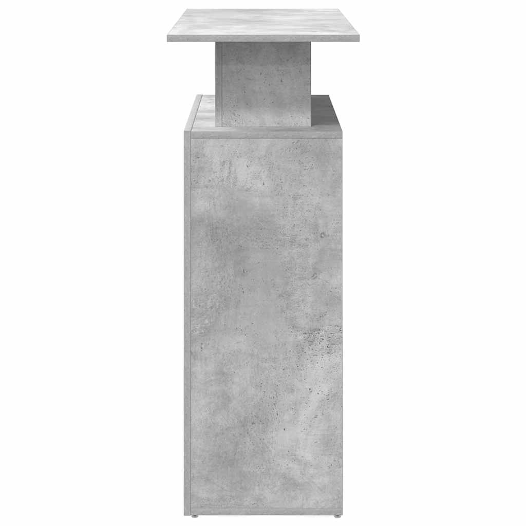 Banco Reception Grigio Cemento 100x40x104 cm Legno Multistrato 859054