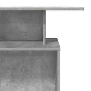 Banco Reception Grigio Cemento 100x40x104 cm Legno Multistrato 859054