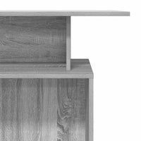 Banco Reception Grigio Sonoma 100x40x104 cm Legno Multistrato 859056